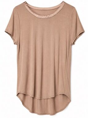 Premise Capsule Closet High Low Stretch Top Large NWT Minimalist